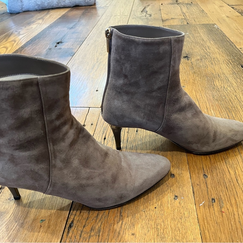 Jimmy Choo booties grey suede IT39.5